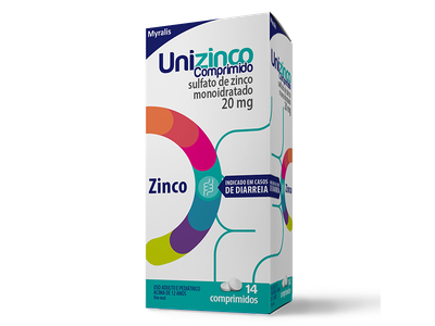 Unizinco 20Mg C/14 Comprimidos